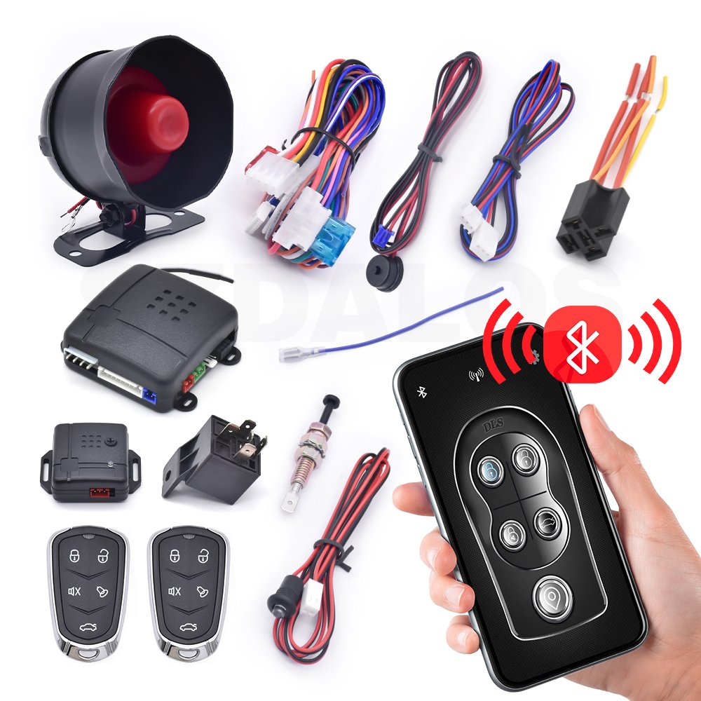 App Control BT Car Alarm Anti Theft Mobile Control Car Alarm Security System