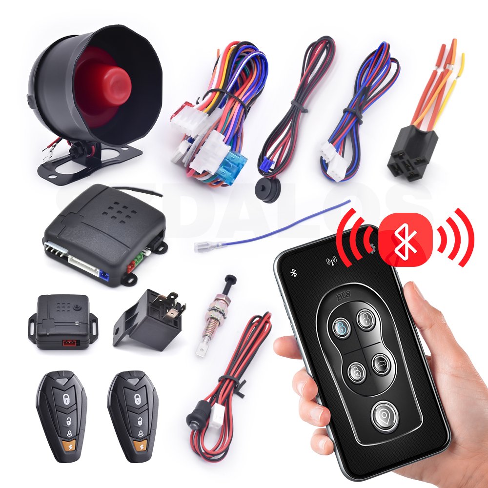 App Control BT Car Alarm Anti Theft Mobile Control Car Alarm Security System