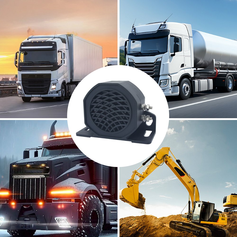12 48V Truck Reversing Voice Back up Alarm Waterproof Reversing Alarm Horn RA302