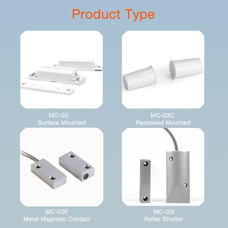 Proximity Magnetic Sensor Switch Normally Closed Magnetic Door Switch 12V For Alarm