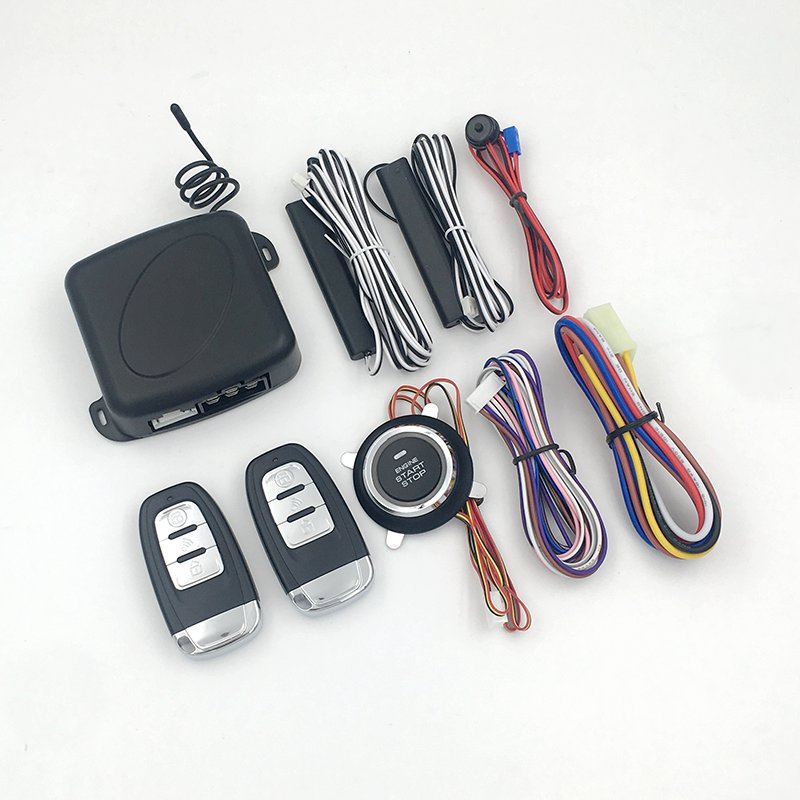 Wholesale Auto Passive Keyless Entry PKE Alarm System With Push Button Start Stop 12V in South American Market