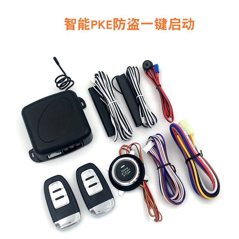Wholesale Auto Passive Keyless Entry PKE Alarm System With Push Button Start Stop 12V in South American Market
