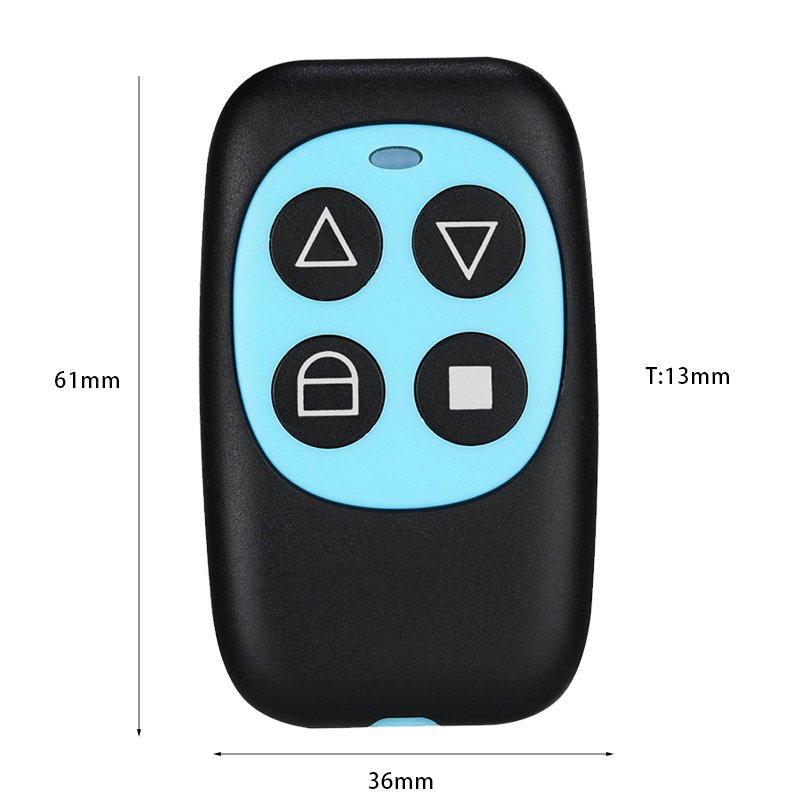 2023 Latest Design Universal 250-450 860-915MHz Remote Control Clone Code Optional RF Remote Control for Car Alarm System