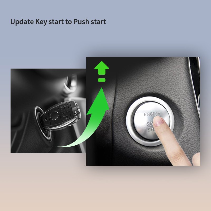 EASYGUARD Plug Play PKE Remote Starter Fit for 16-22 Benz V Class W447/ 16-22 Vito W447/ 16-22 Metris Smartphone App Control