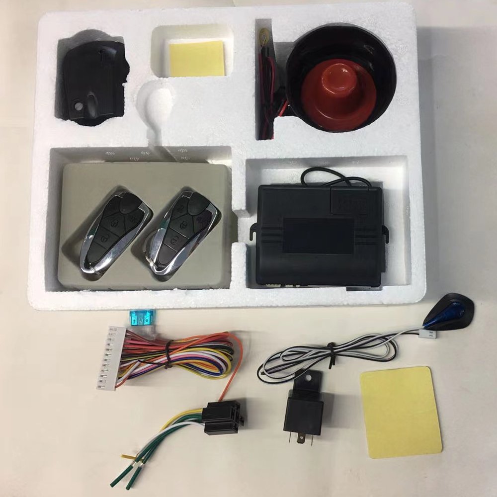 Universal Keyless Entry System Green Snake One Way Car Alarm System for FIJI Market