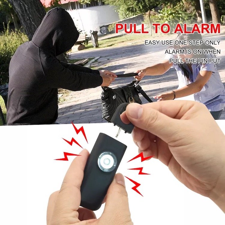 Top1 Sales Women Self Defense 130db Flashlight Personal Security Alarm Keychain Personal Safety Siren