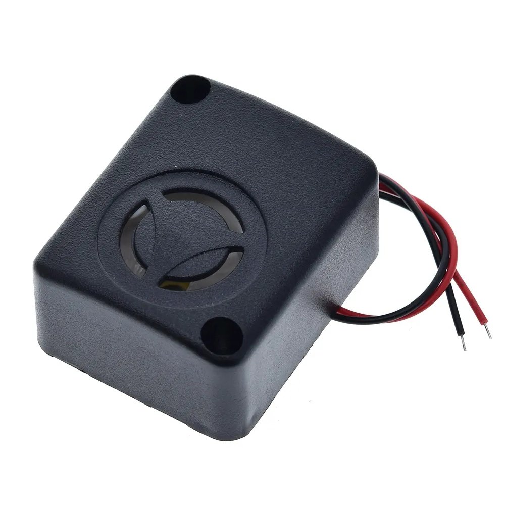 Anti-theft Car Burglar Alarm 6/12/15V 120dB Active High Decibel Buzzer Safe Box Burglar Alarm Car Accessories QSI-4840