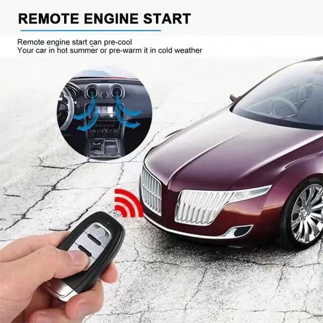 Factory Wholesale 12V Universal Car Intelligent One-click Start PKE Keyless Access to Engine Start Remote System Car Alarm