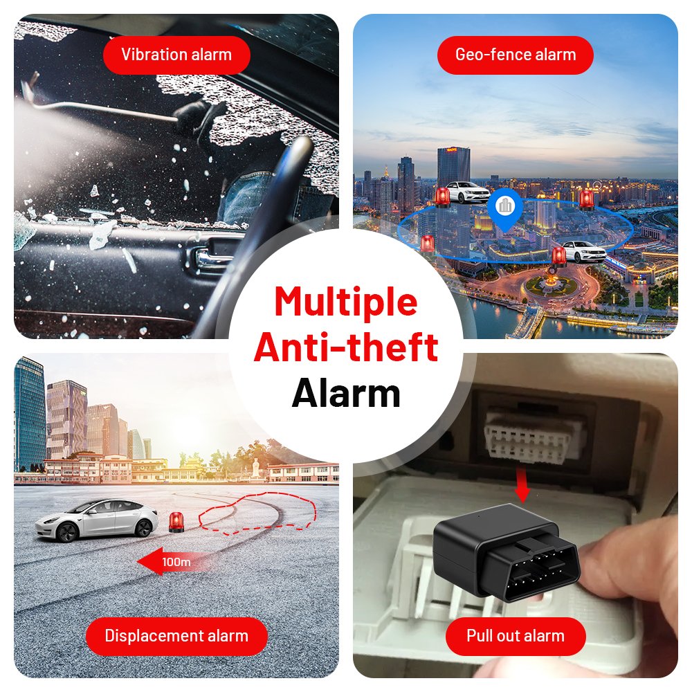 Micodus MV33G Plug and Play Vehicle Locator Anti-theft 4G Obd2 Tracking Device Mini Gps Car Tracker With Microphone Obd Ii
