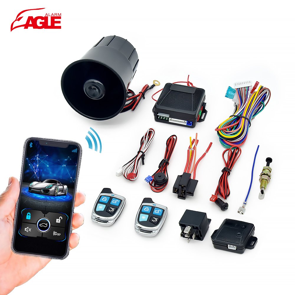 Factory Universal 12V Smart Car Engine Start Stop Remote Control Button App Control Car Security System