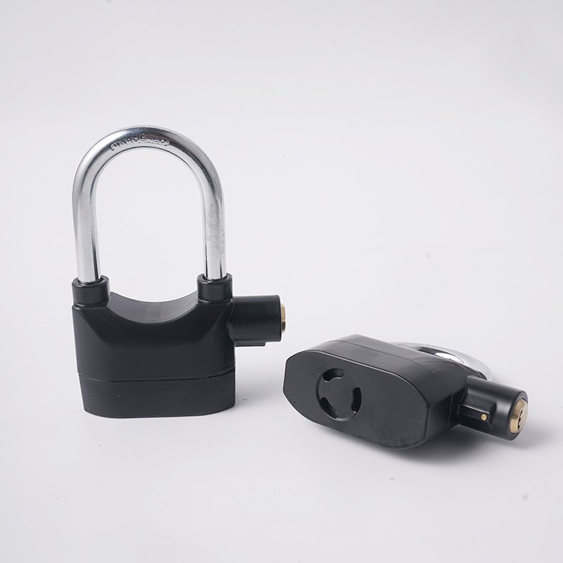 Factory Cheap Safe From Car Motorcycle 70mm110dB Zinc Alloy Black Alarm Lock