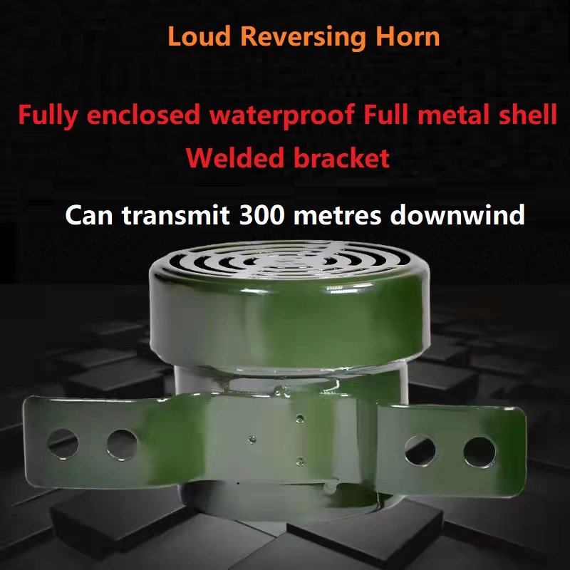 Lorry Reversing Steering Bus Voice Horn 3-in-1 Reversing Horn 12V24V Real Language Waterproof Horn