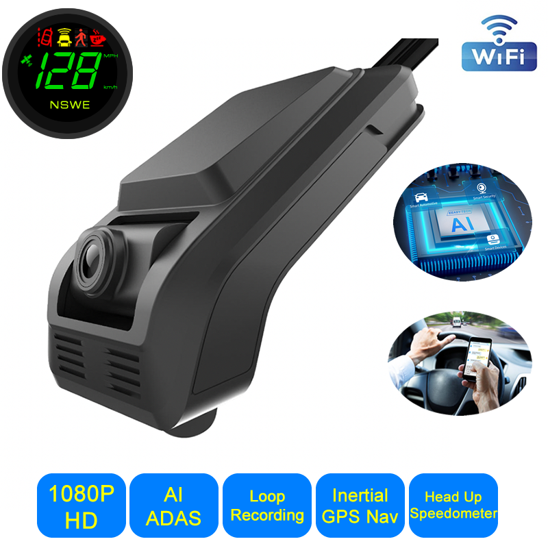Front and Rear Car 360 Grad Mirror Xiaomi 4k Wifi Pour Vehicle H.264 Mini Dual Camera Dash Cam Dashcam