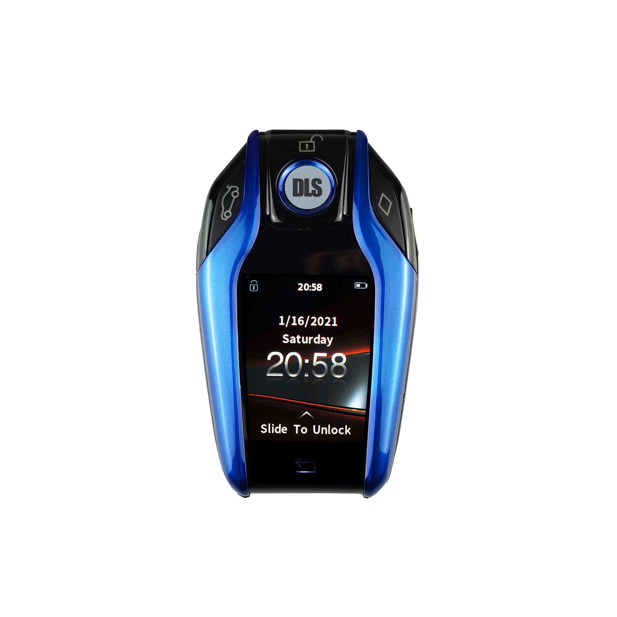 PKE Smart Key Remote LCD Touch Display Car Keys Smart Unlock System
