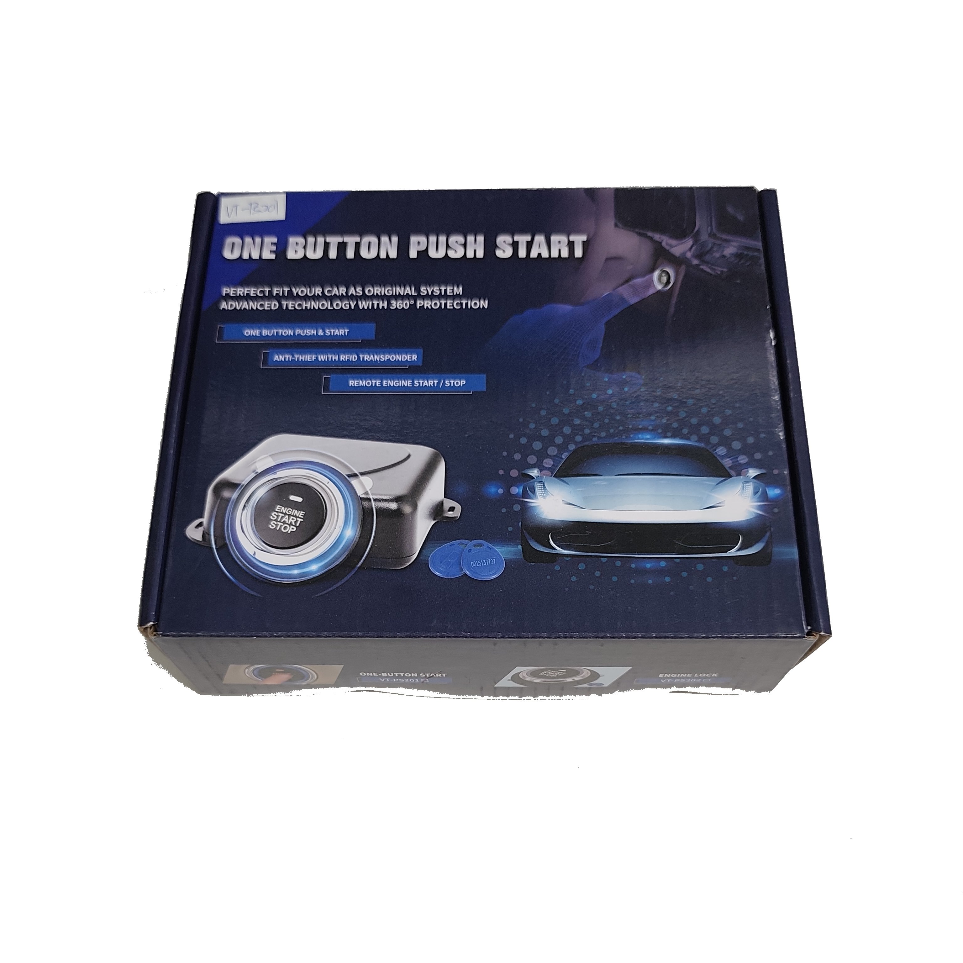 China Manufacturer Wholesale Universal Car /SUV Push to Start Engine Start Push Button Switch Ignition Starter Kit