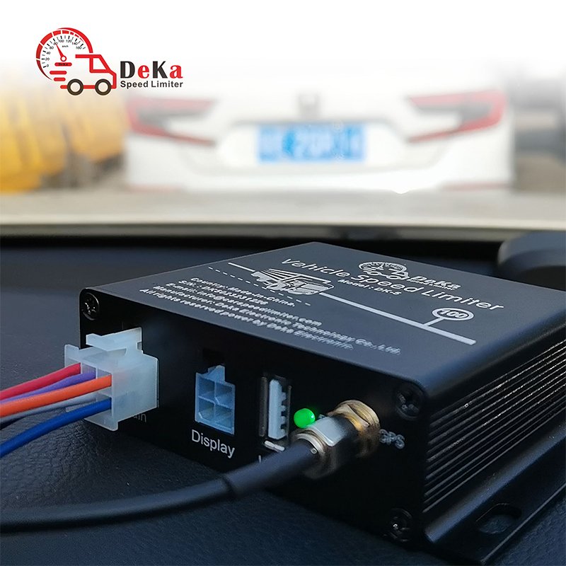 Vehicle Forklift Truck Overspeed Alarm Speed Limit Alert Device With Travel Speed Display and Driving Reminder Speed Limiter