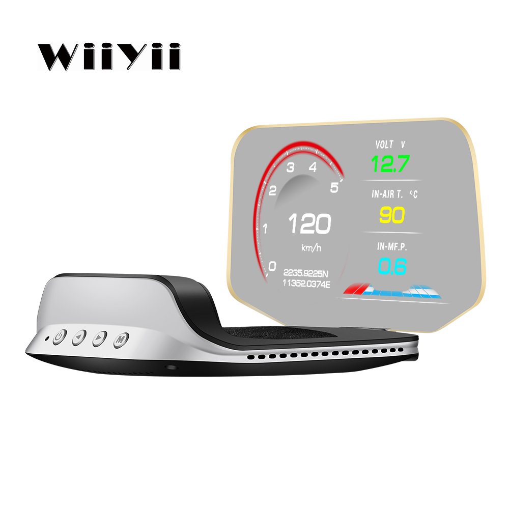 High Quality Head up Display Obd2 Gps Hud Speedometer Navigation Car Head Display C3-BT