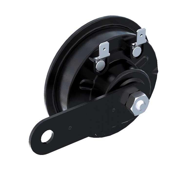 L75 Basin Horn 12V Snail Car Horn Two-Tone Fanfare with 410db-510db Sound Durable Aluminum 2-Way Speaker Design New Condition