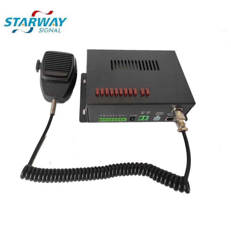 2023 Starway Siren 12V Ambulance Loudspeaker Multi Functions PA Alarm Electronic Loud Horn Siren