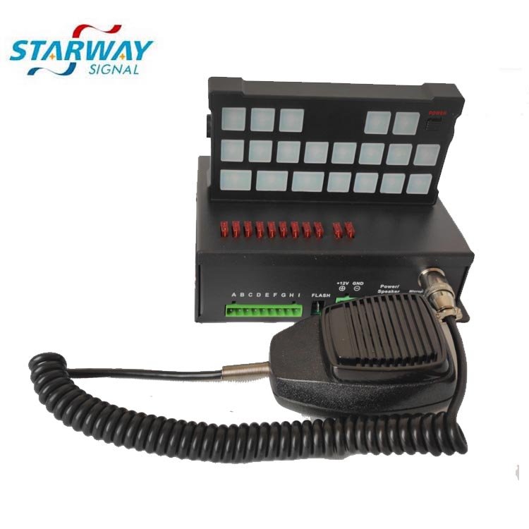 2023 Starway Siren 12V Ambulance Loudspeaker Multi Functions PA Alarm Electronic Loud Horn Siren