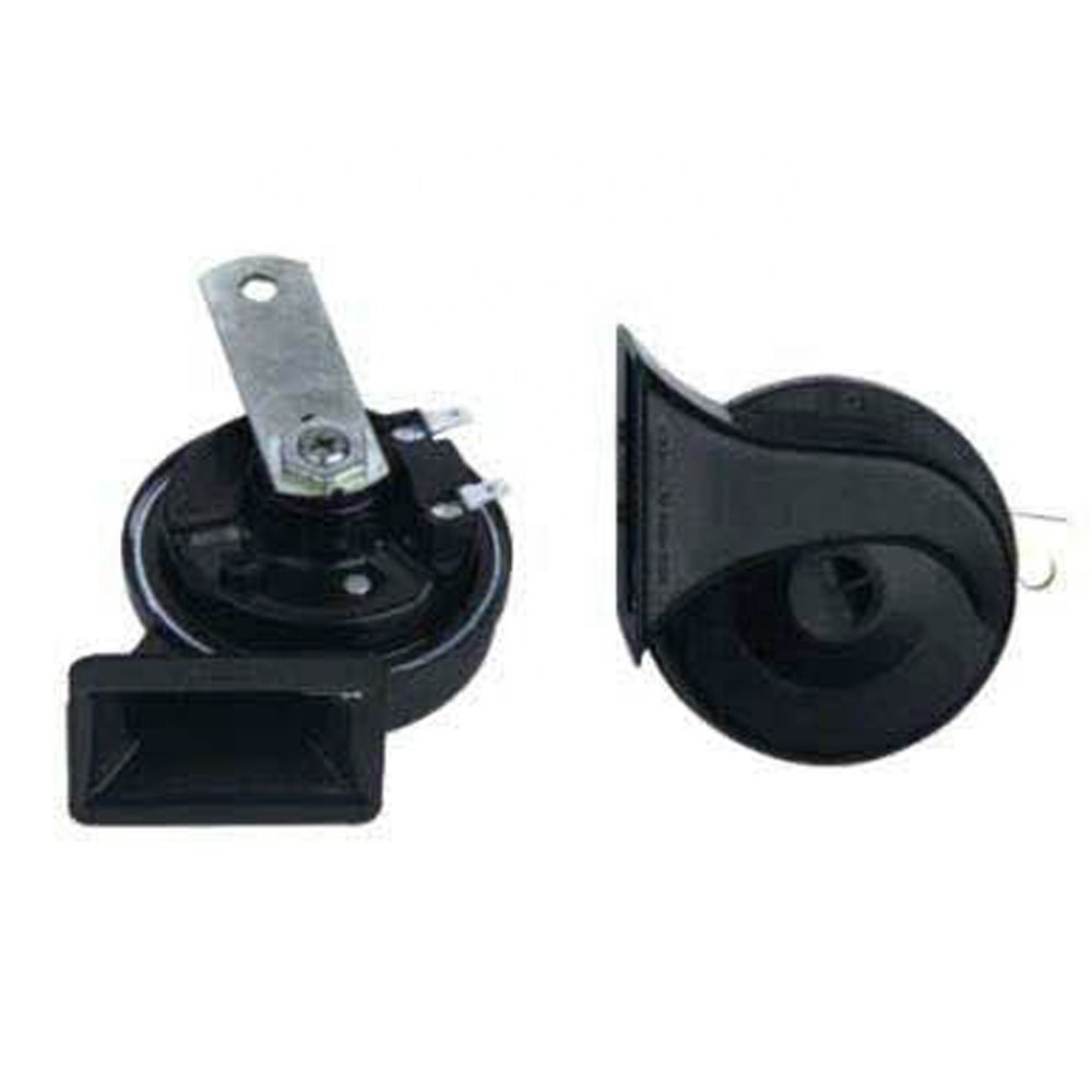 Car Snail Horn 12V 24V 115dB 330-420Hz 90mm Universal Snail Horn Electric Car Horn