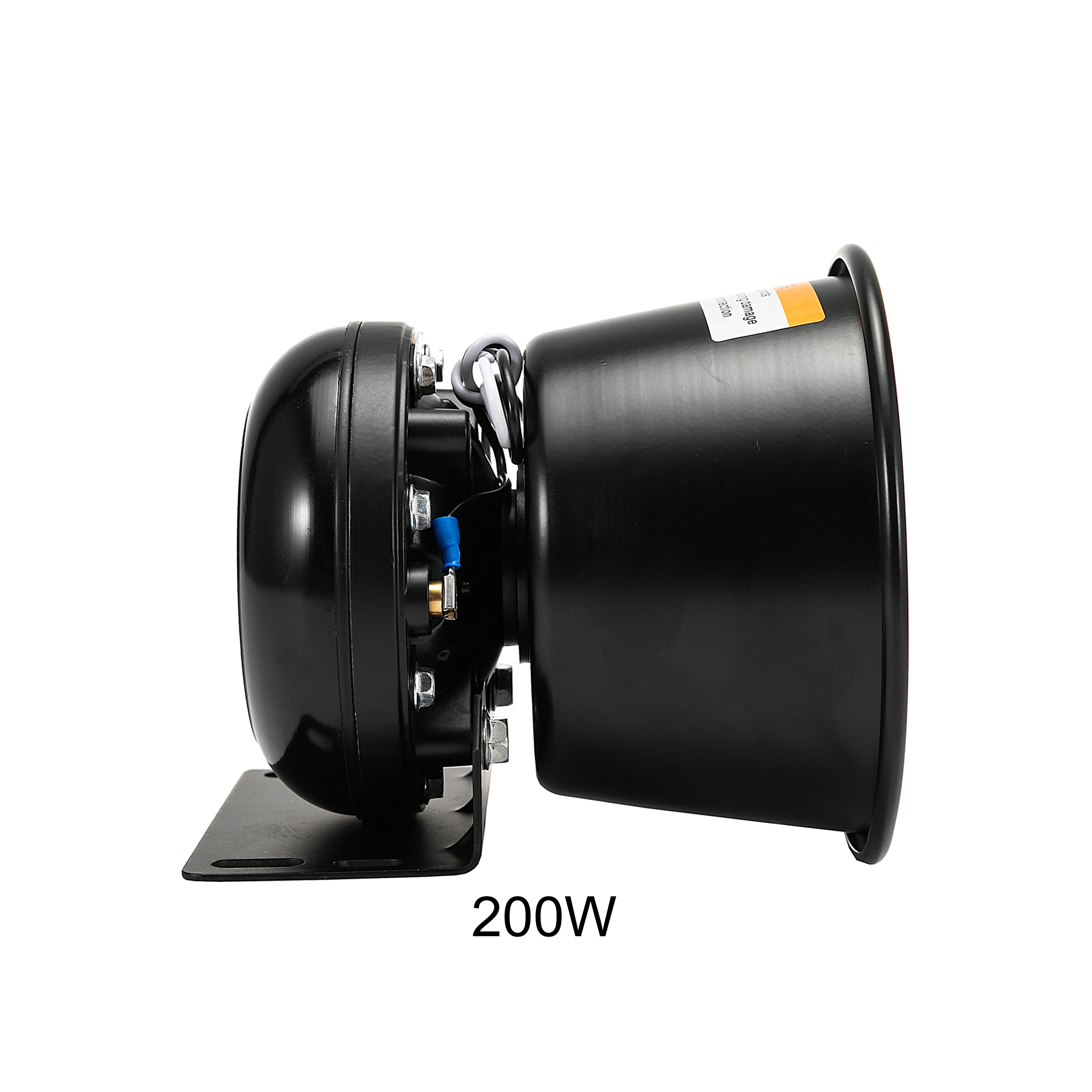 12V 200W/400W Car Siren & Square Speaker Amplifier 20 Tones With Wired/Wireless Option Plastic & Steel Material 100W Power