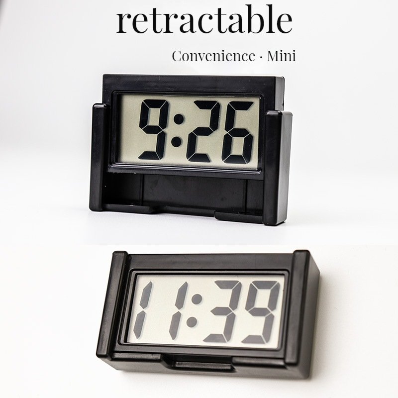LCD Mini Desk Clock for Kids Children Interior Accessory Cars Alarm Clock Digital Table Clock