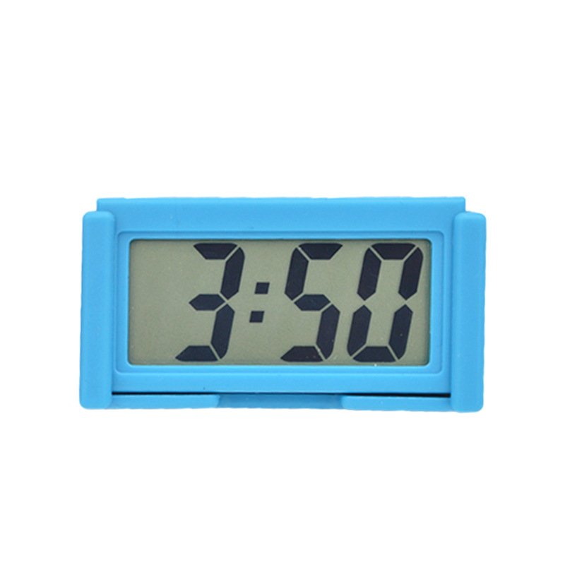 LCD Mini Desk Clock for Kids Children Interior Accessory Cars Alarm Clock Digital Table Clock
