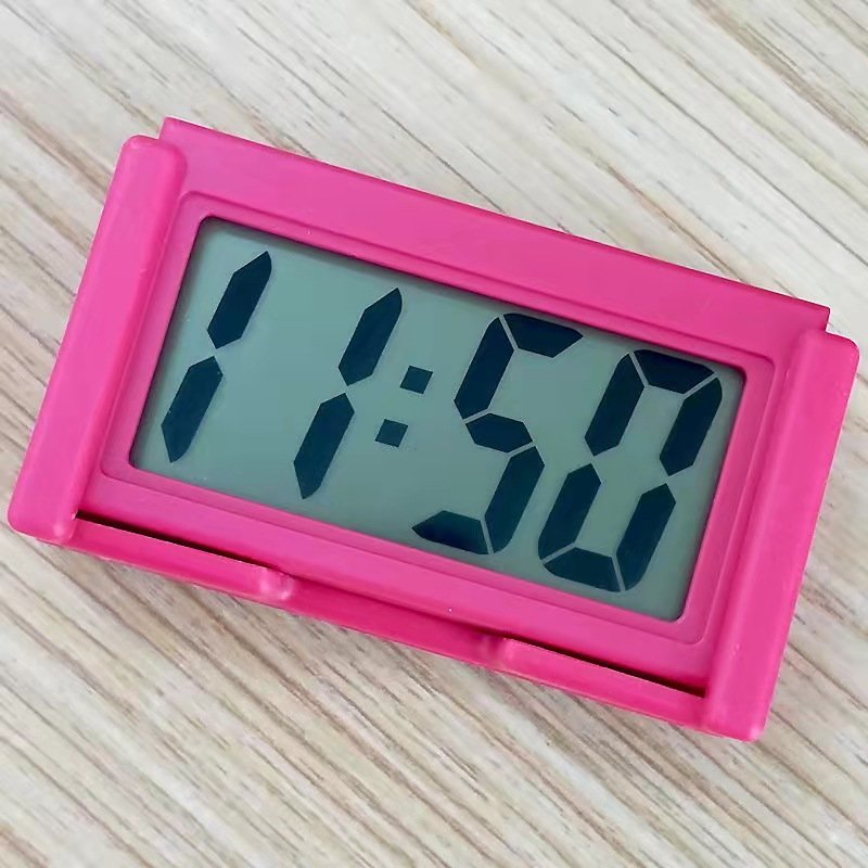 LCD Mini Desk Clock for Kids Children Interior Accessory Cars Alarm Clock Digital Table Clock