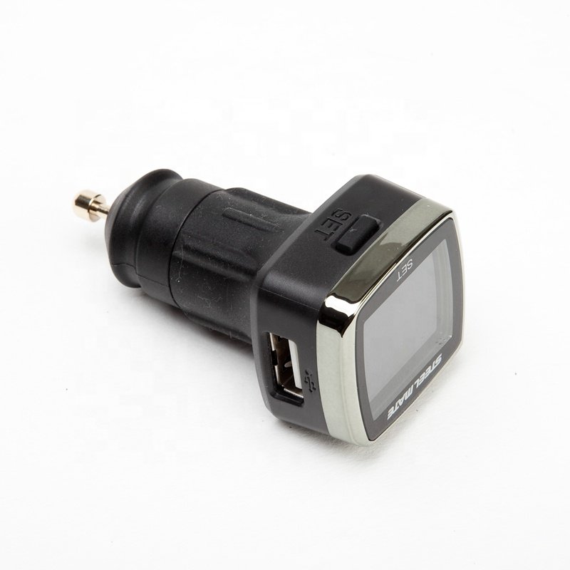Hot Sale Steelmate External TPMS Cigarette Lighter Tire Pressure Monitoring System Digital Auto Security Alarm TP-77