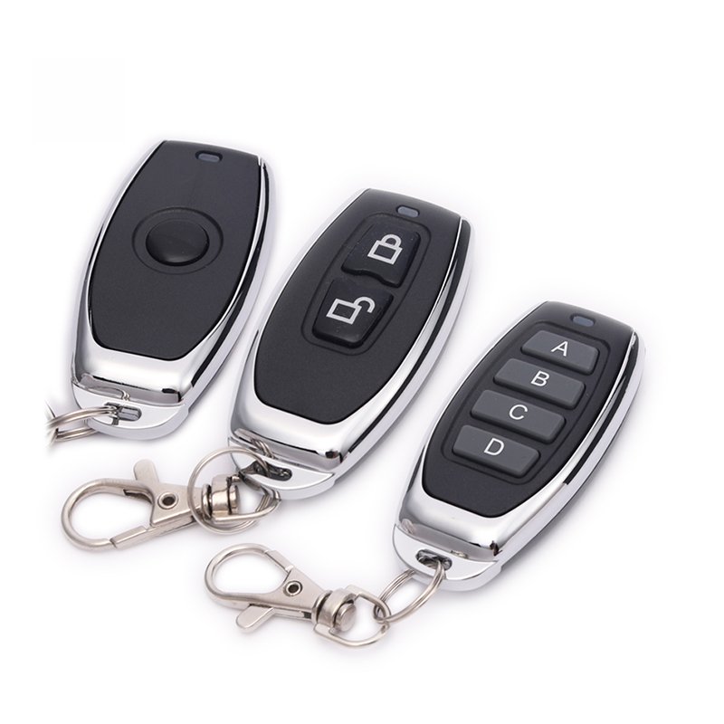 433MHz RF Remote Control Learning Code EV1527 Button Smart Home Transmitter for Led Light Car Gate Garage Door Alarm Key