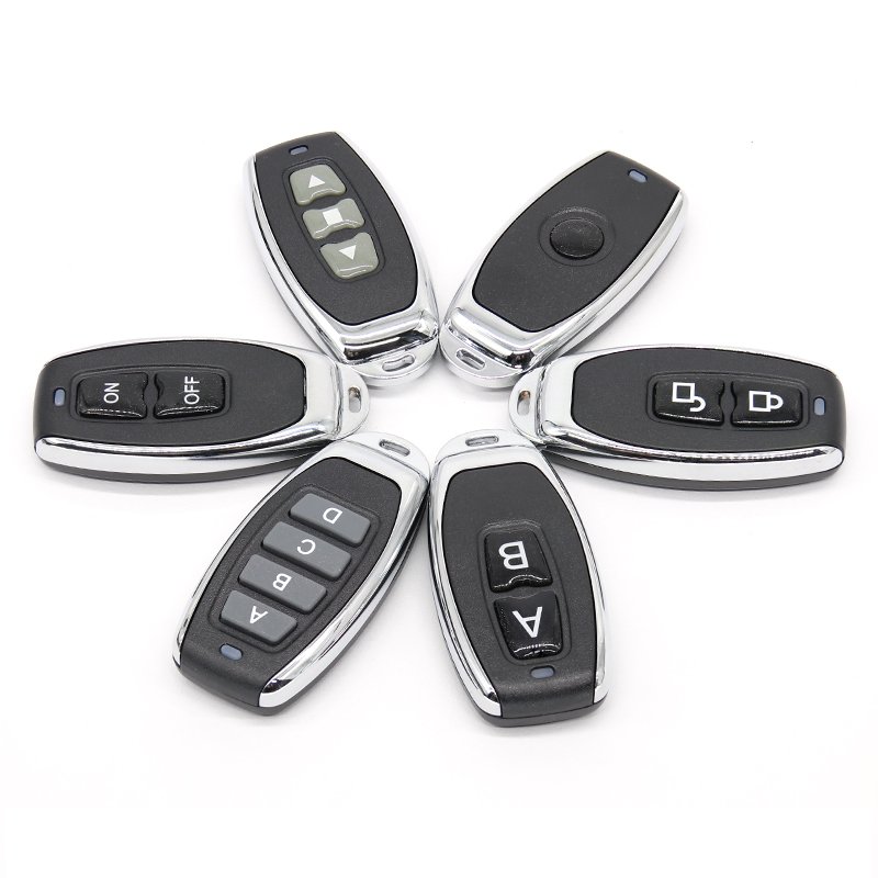 433MHz RF Remote Control Learning Code EV1527 Button Smart Home Transmitter for Led Light Car Gate Garage Door Alarm Key