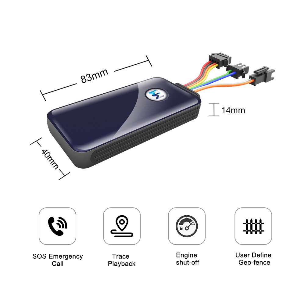 GPS Device Fleet Management With Microphone and SOS Car Gps Tracking Device Car Gps