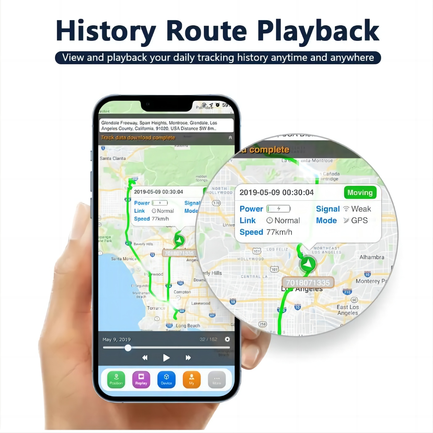 Car Security GPS Tracking Device Vehicle System With Photos and Videos Relay Free APP
