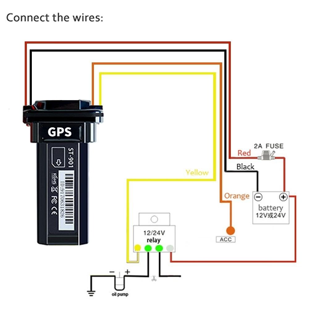 Car Security GPS Tracking Device Vehicle System With Photos and Videos Relay Free APP