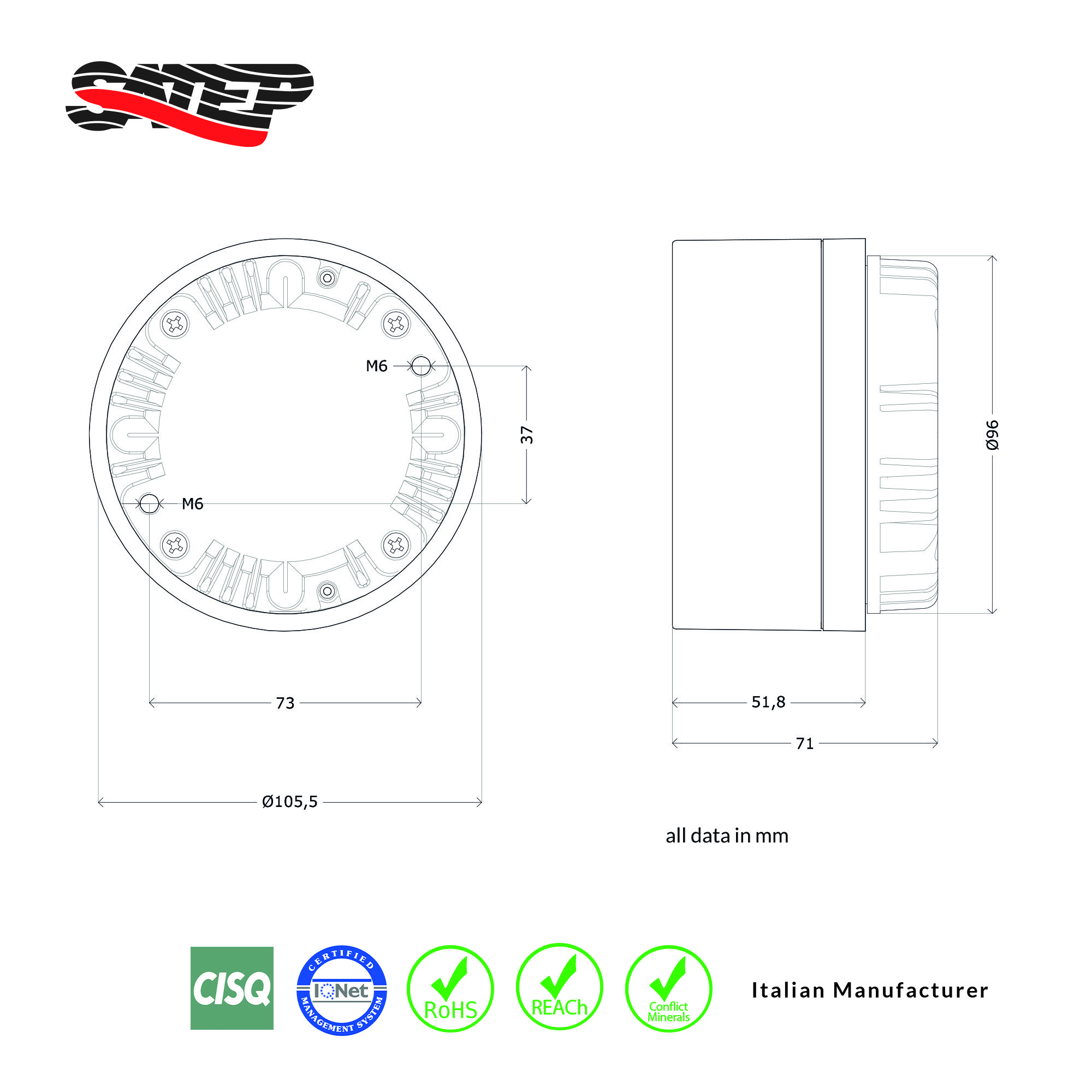 New product Waterproof 50W 107dB compact alarm siren TE740 neodymium horn speaker IP66 car alarm emergency siren new design