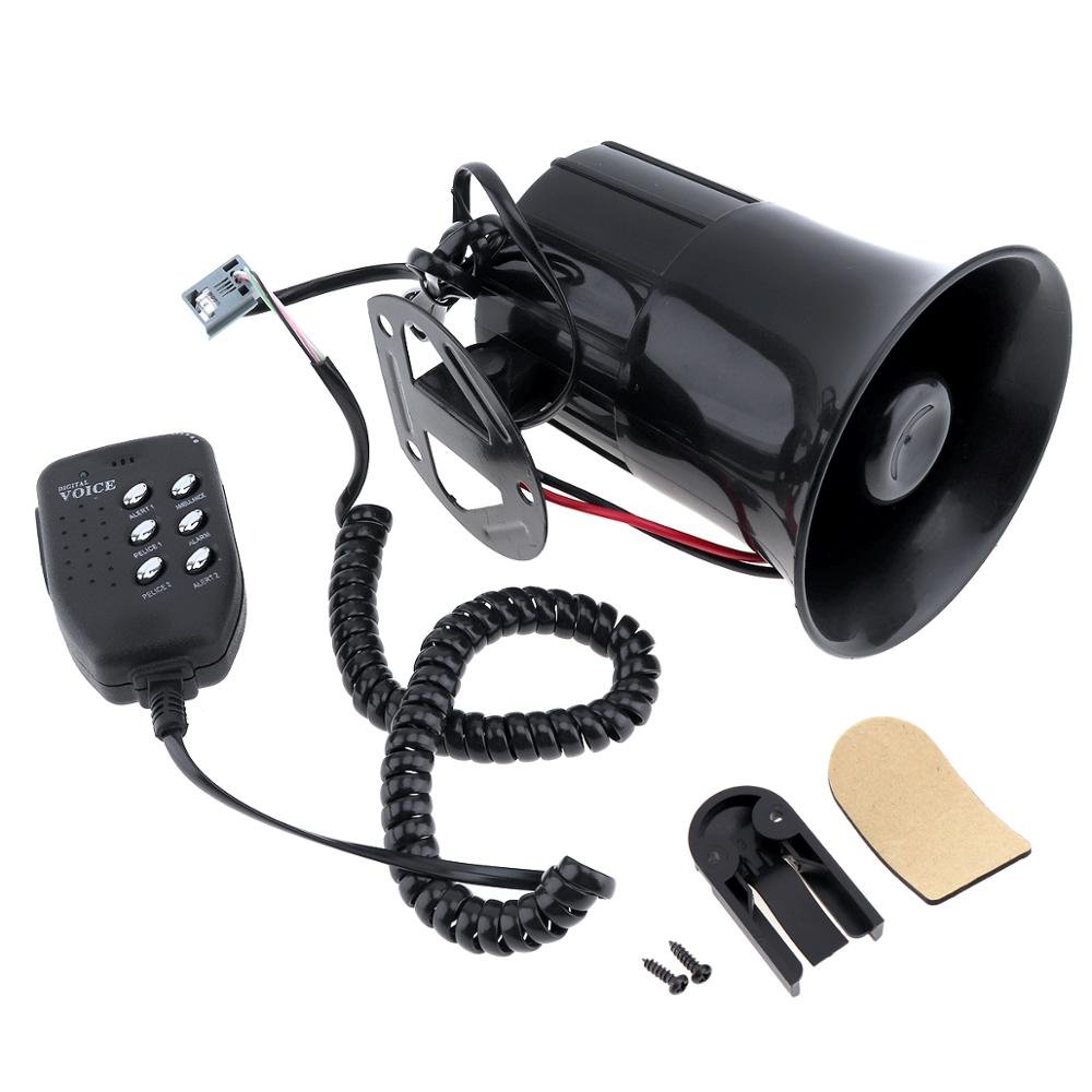 Waterproof Warning Sound Loudspeaker Alarm Speakers Backup for Alarm Super Loud Horn Car HR-1313