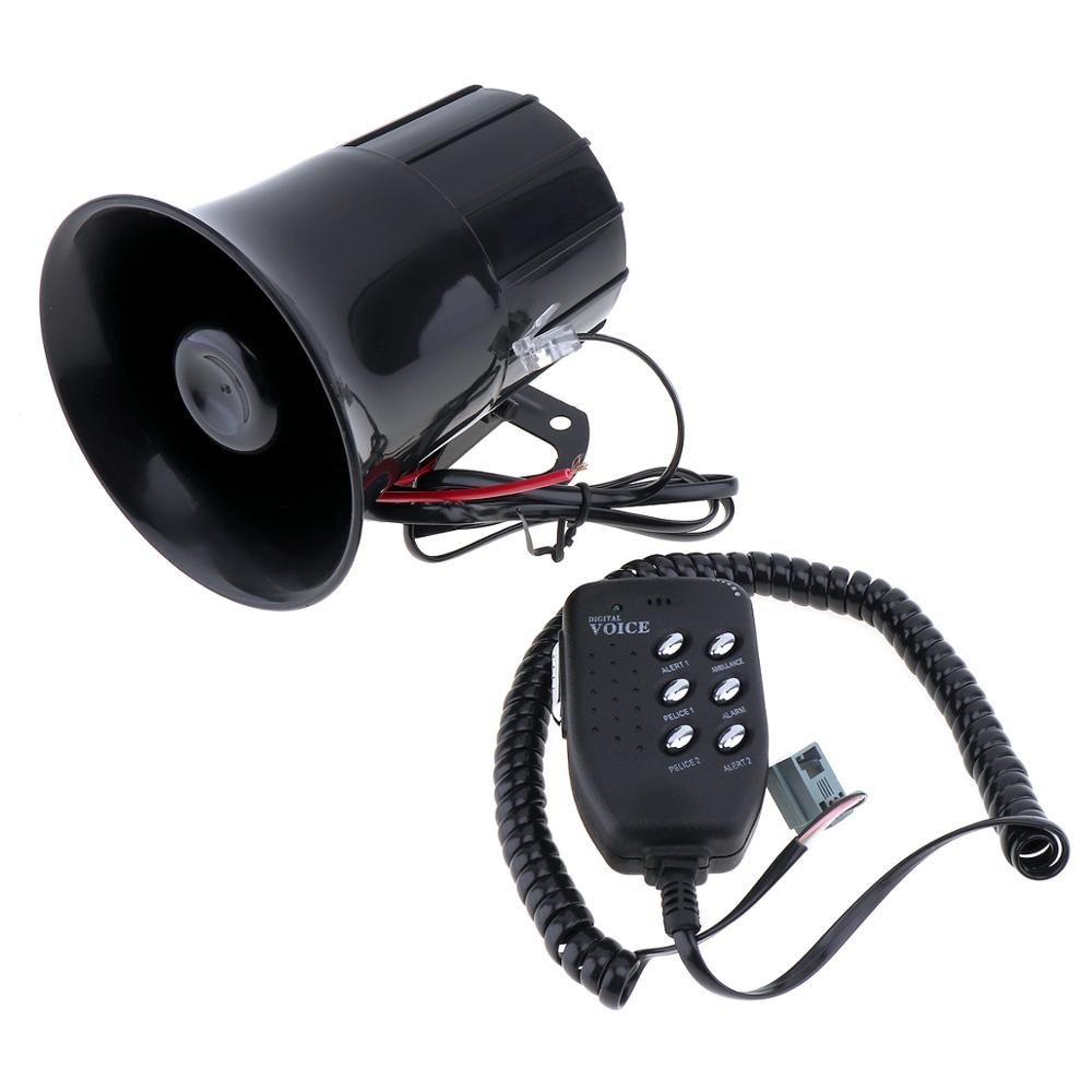 Waterproof Warning Sound Loudspeaker Alarm Speakers Backup for Alarm Super Loud Horn Car HR-1313