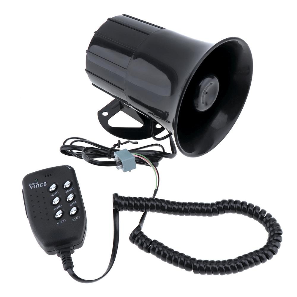 Waterproof Warning Sound Loudspeaker Alarm Speakers Backup for Alarm Super Loud Horn Car HR-1313