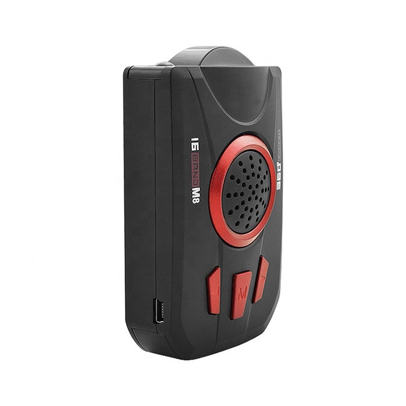 Car Radar- Detector Laser-Anti-Radar English Russian Voice Over Speed Alert Warning Alarm System 360 Full Frequency Scanning