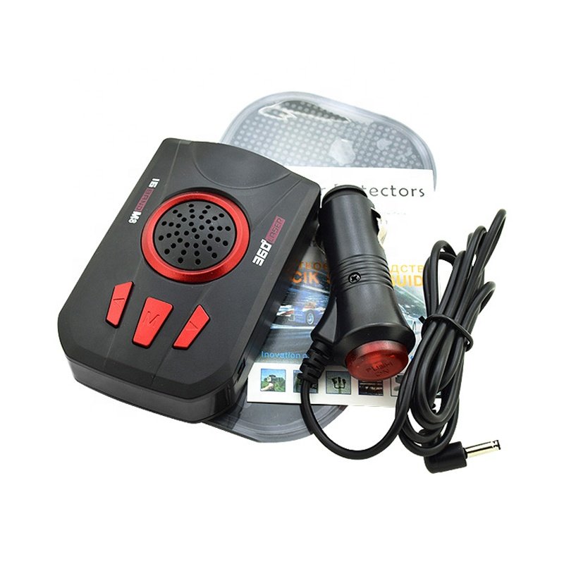 Car Radar- Detector Laser-Anti-Radar English Russian Voice Over Speed Alert Warning Alarm System 360 Full Frequency Scanning
