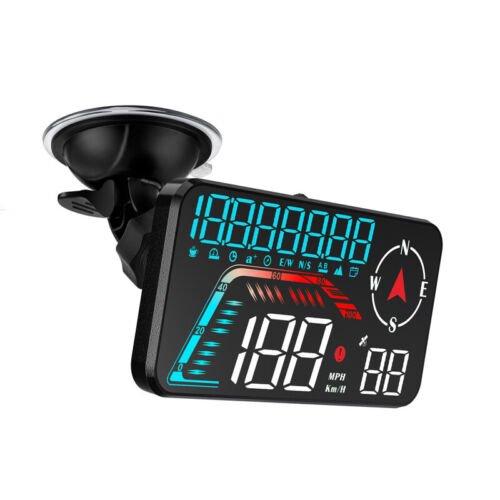 5.5 Inch Car Head up Display LED Display Digital GPS Head up HUD Display Speedometer Overspeed Alarm