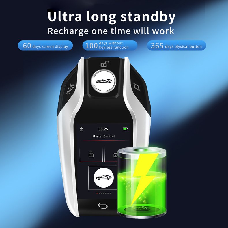 AOXUTONG CF618 SPY Smart Remote Control Key Lcd Display Smart Key for Car Car Remote Control Keys for Security Alarm
