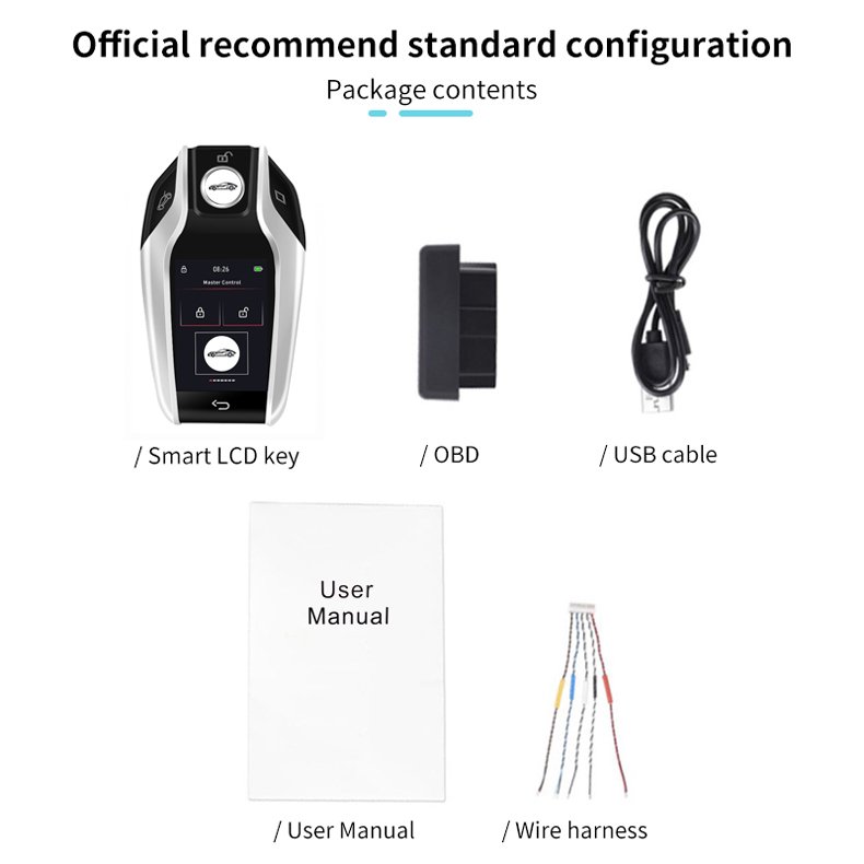 AOXUTONG CF618 SPY Smart Remote Control Key Lcd Display Smart Key for Car Car Remote Control Keys for Security Alarm