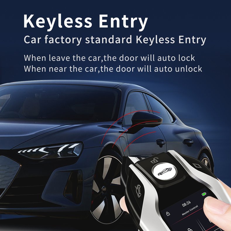 AOXUTONG CF618 SPY Smart Remote Control Key Lcd Display Smart Key for Car Car Remote Control Keys for Security Alarm