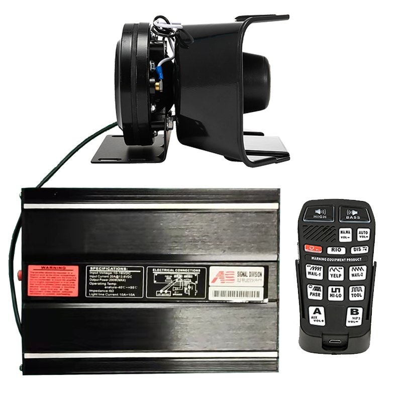 200W Siren Car Siren Sirena Ambulancia Sirena Emergency Vehicle Electronic Ambulance Firefighter Siren Horn