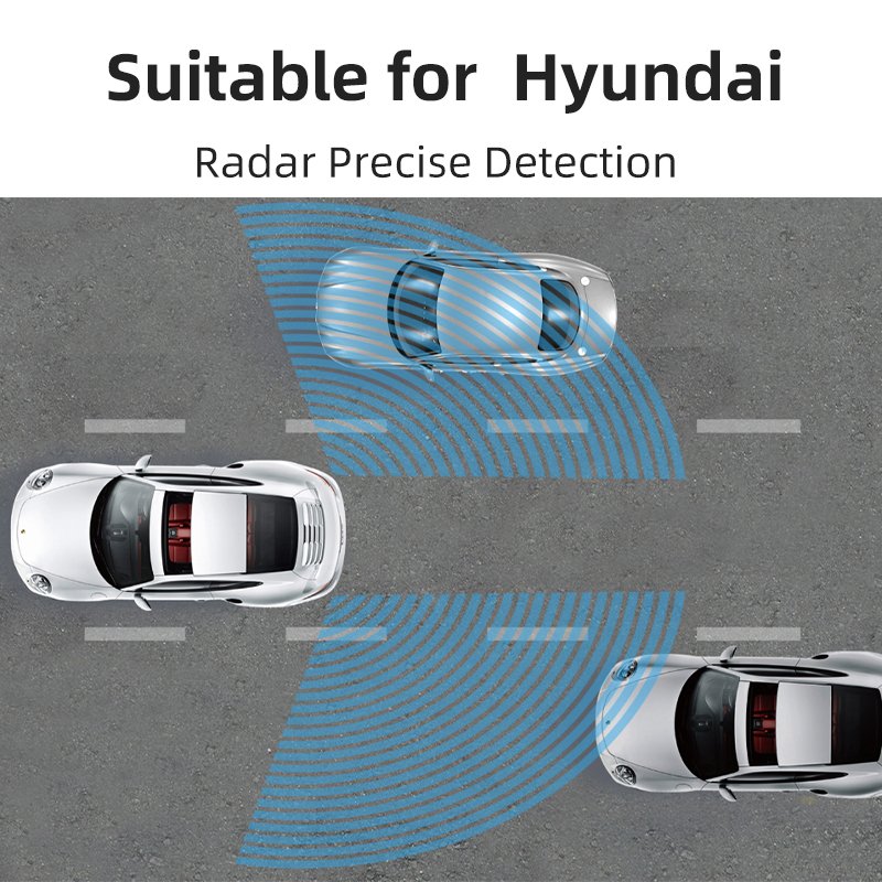 Modern Azera Tucson Driving Assistance Warning 24Hz Microwave Sensor Detection BSD Blind Zone Monitoring System BSM BSA