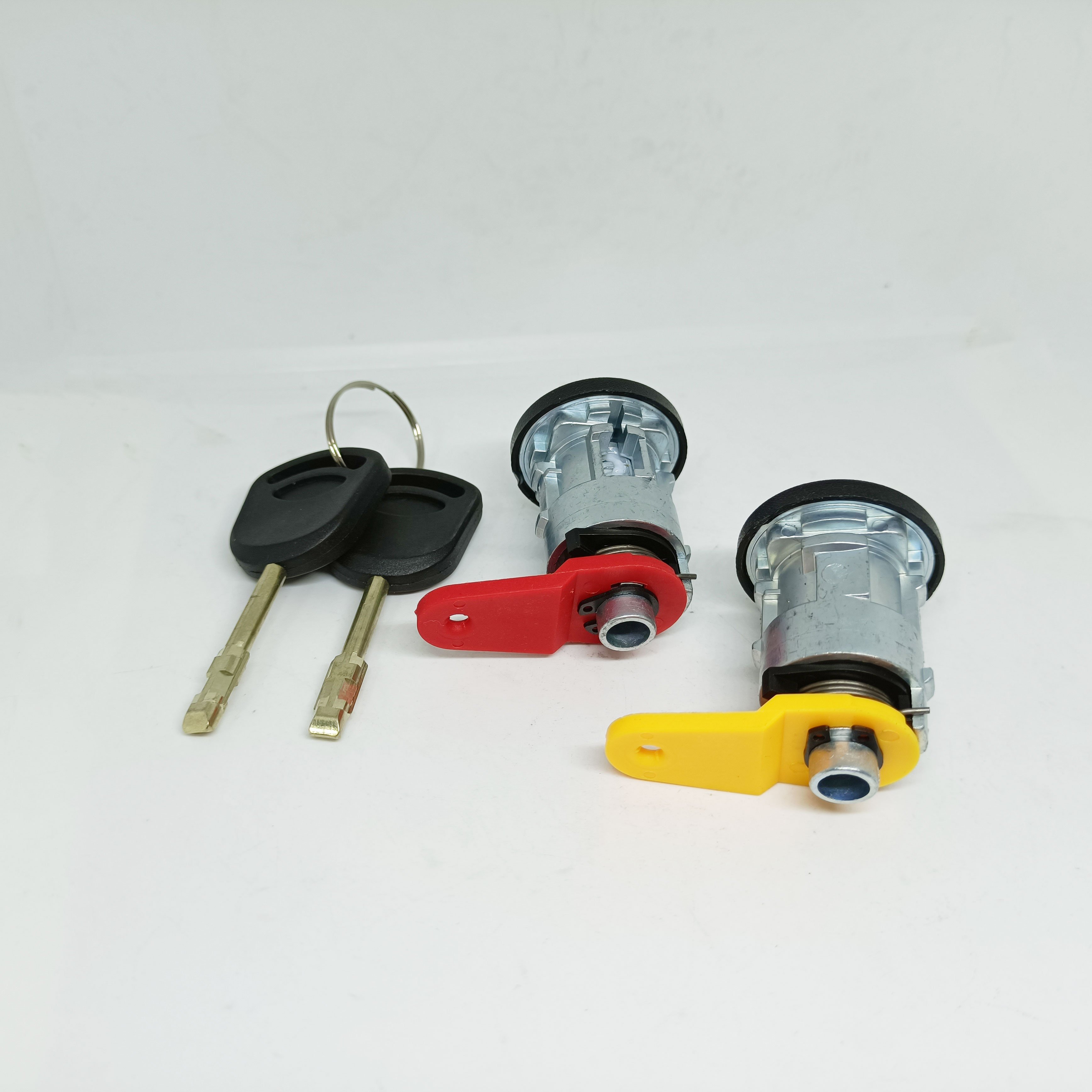 Brand New LEFT RIGHT SIDE DOOR LOCK CYLINDER BARREL WITH 2 SAME KEYS for Ford FIESTA KA COURIER ESCORT 96FGA22050C