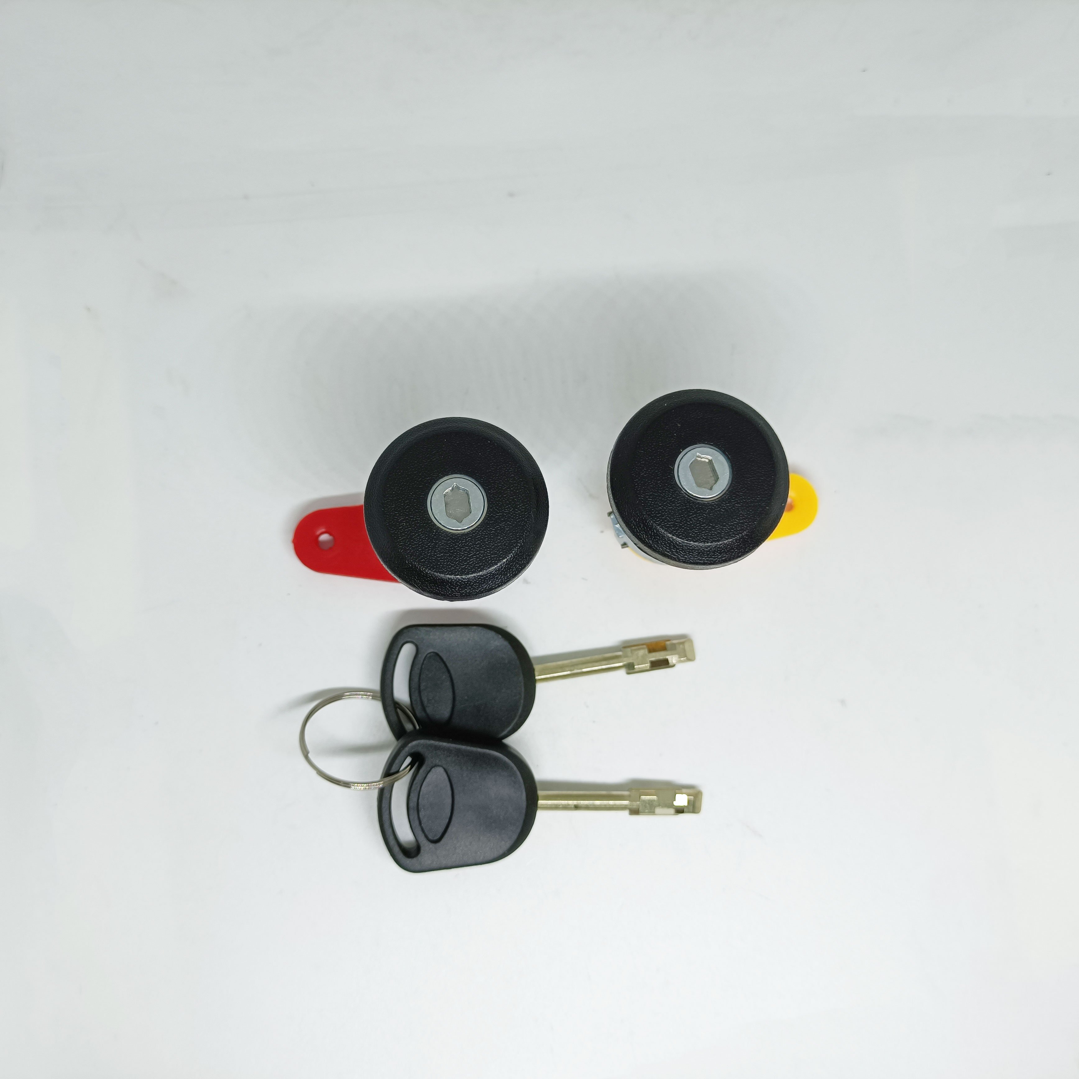 Brand New LEFT RIGHT SIDE DOOR LOCK CYLINDER BARREL WITH 2 SAME KEYS for Ford FIESTA KA COURIER ESCORT 96FGA22050C
