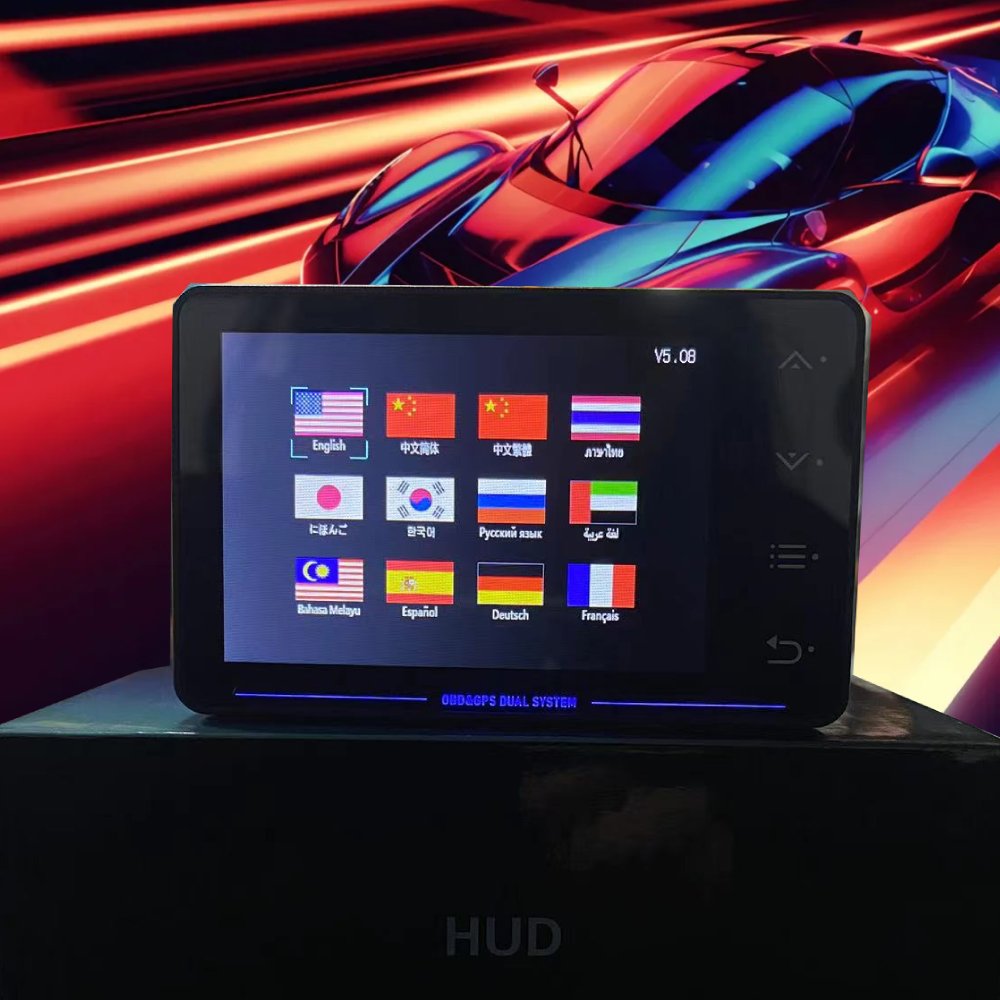 3.5' HD Display XS Obd2 Gauge Easy Read ECU 48+data with Car Inclinometer Car Accessories for All Cars Since 2008
